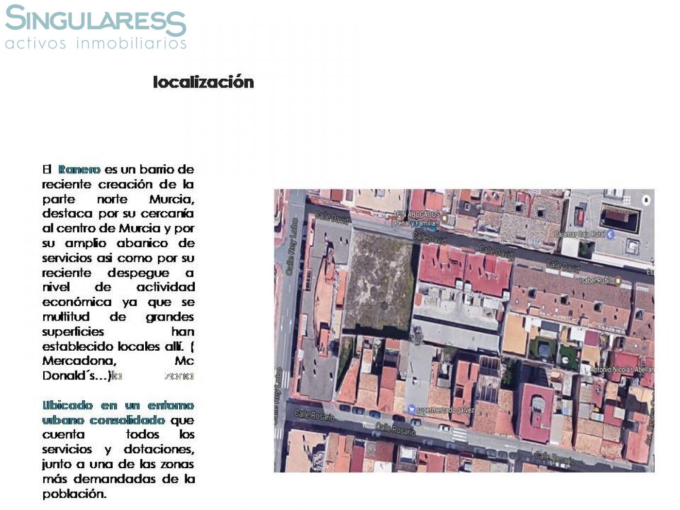 Comprar terreno de 912m² en Murcia