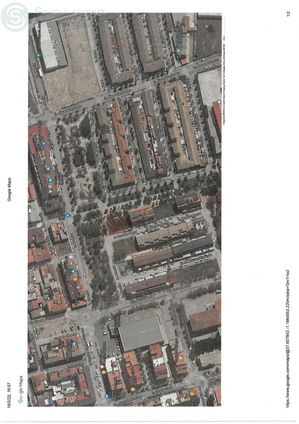 Comprar terreno de 423m² en Murcia