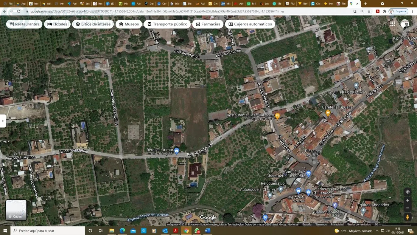 Comprar terreno de 5500m² en Murcia