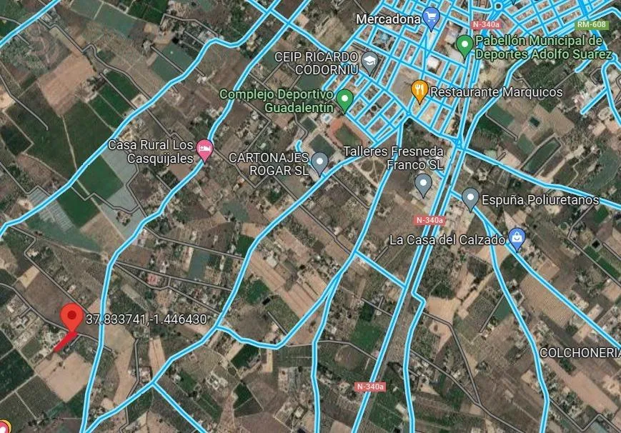 Comprar terreno de 2500m² en Alhama de Murcia