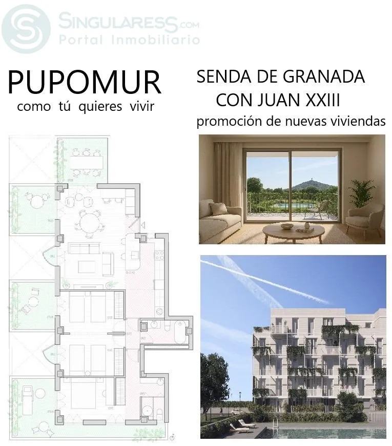 Comprar piso en Calle Juan XXIII en Murcia