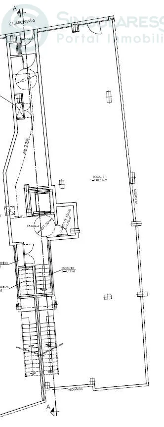 Comprar instalaciones, naves industriales... en Calle Jabonerias nº 25 en Cartagena