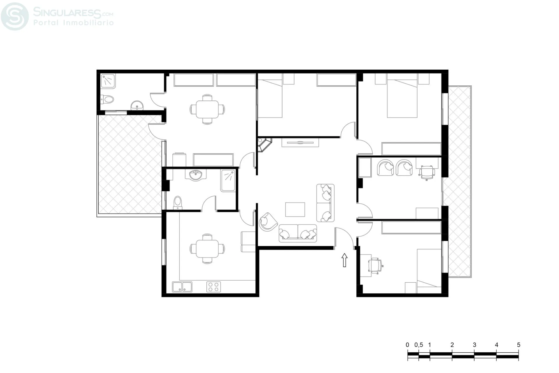 Comprar piso de 72m² en Beniel