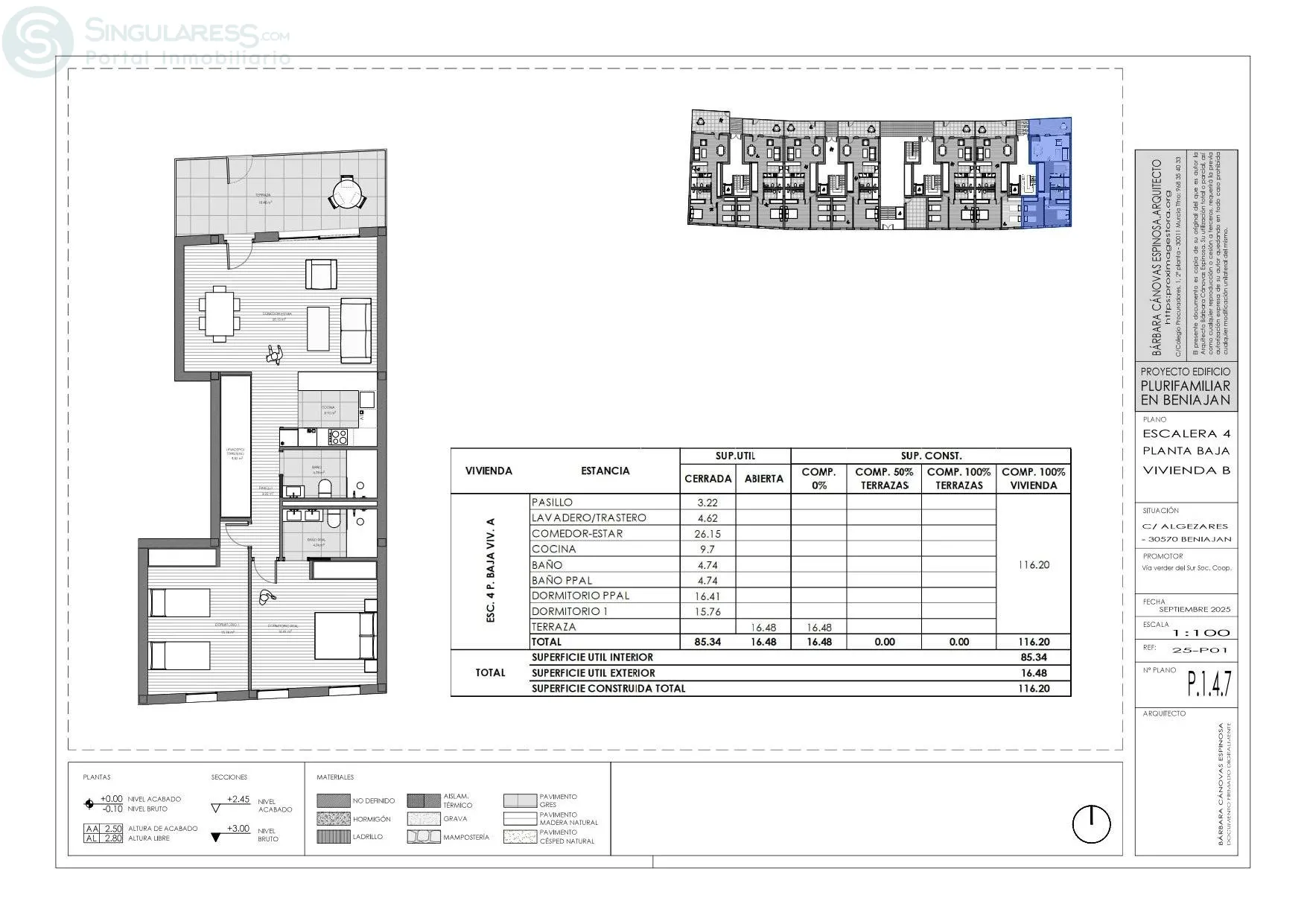 Comprar piso en Calle Algezares nº 58 en Murcia