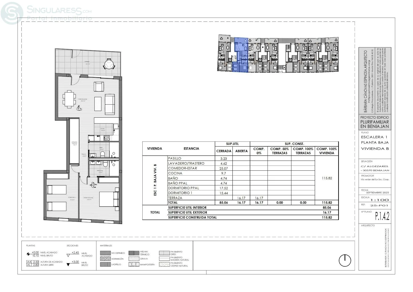 Comprar piso en Calle Algezares nº 60 en Murcia