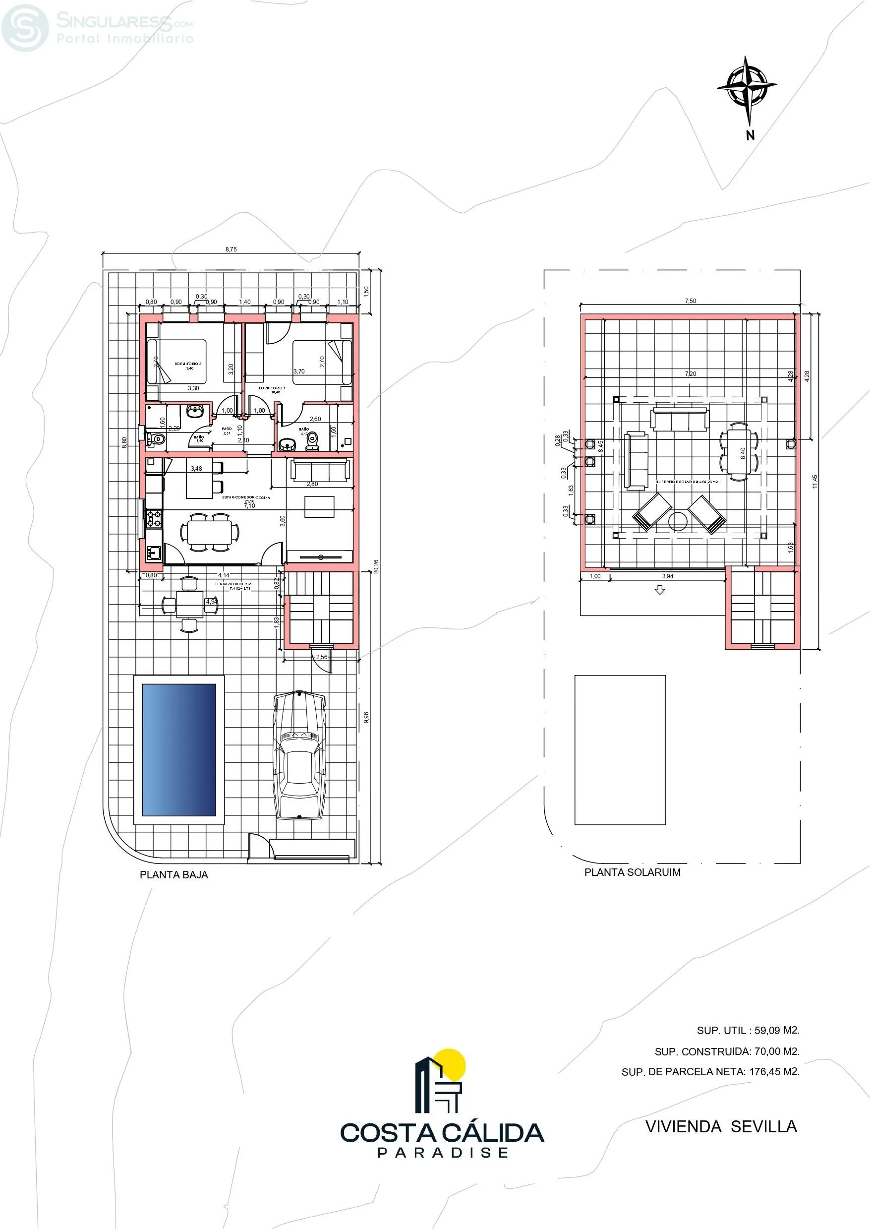 Comprar casa de 150m² en Fuente Álamo de Murcia