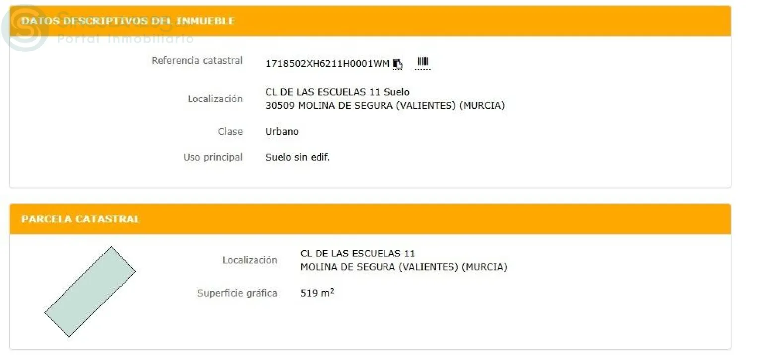 Comprar terreno en El Llano (Molina de Segura)