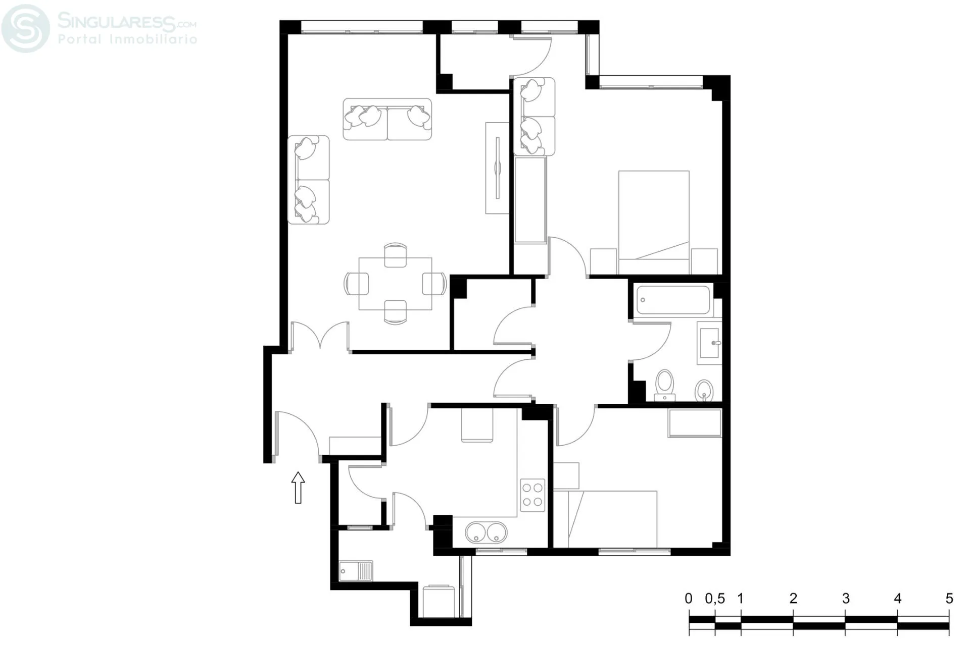 Comprar piso de 92m² en Murcia
