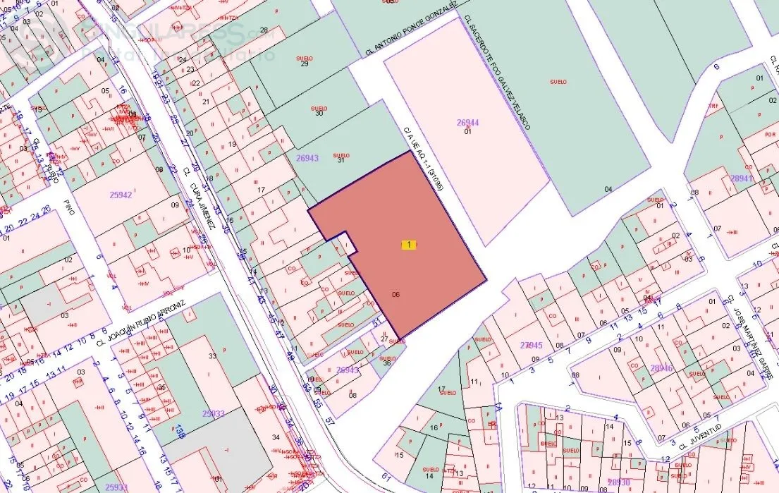 Comprar terreno de 541m² en Villar del Pedroso