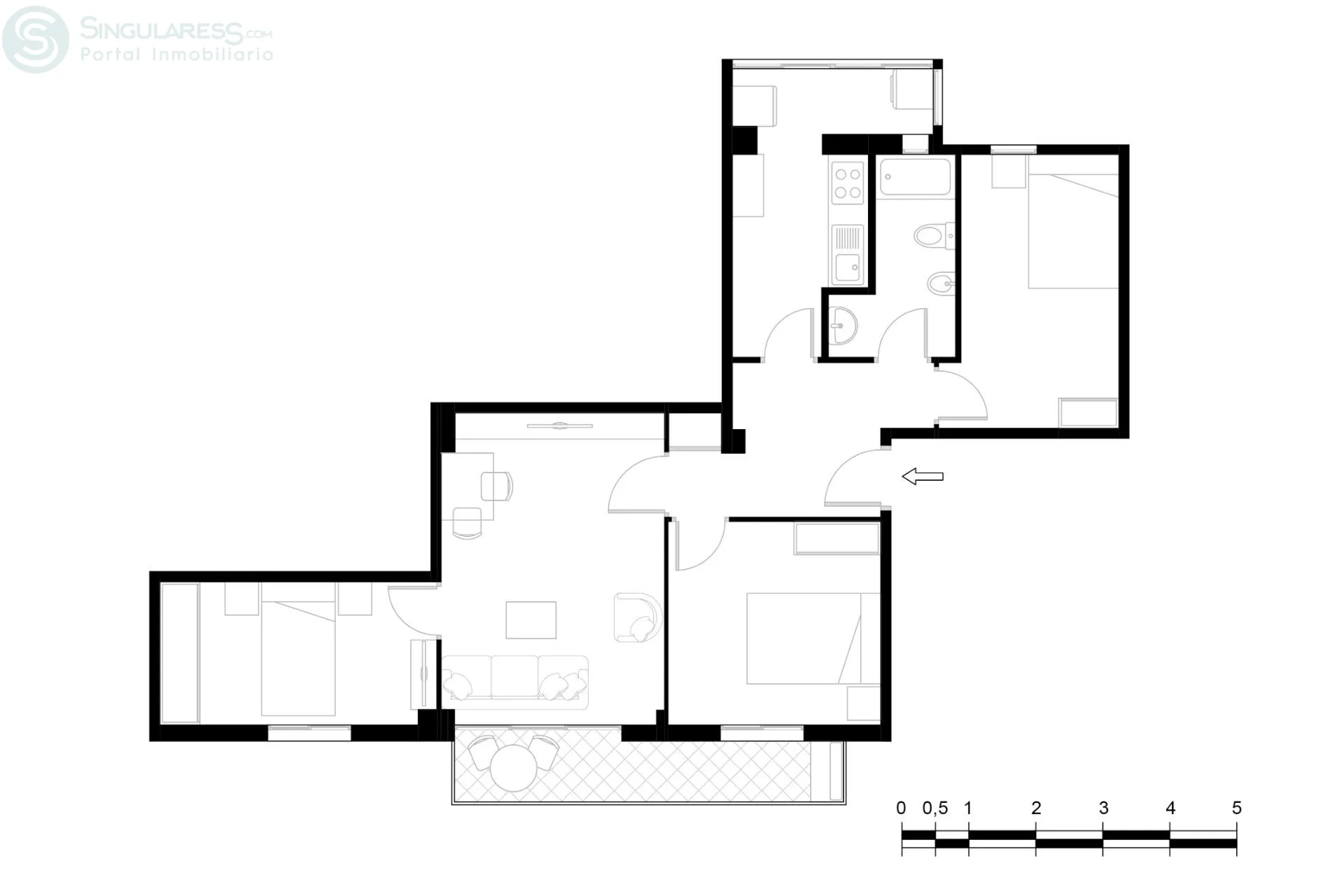 Comprar piso de 75m² en Murcia