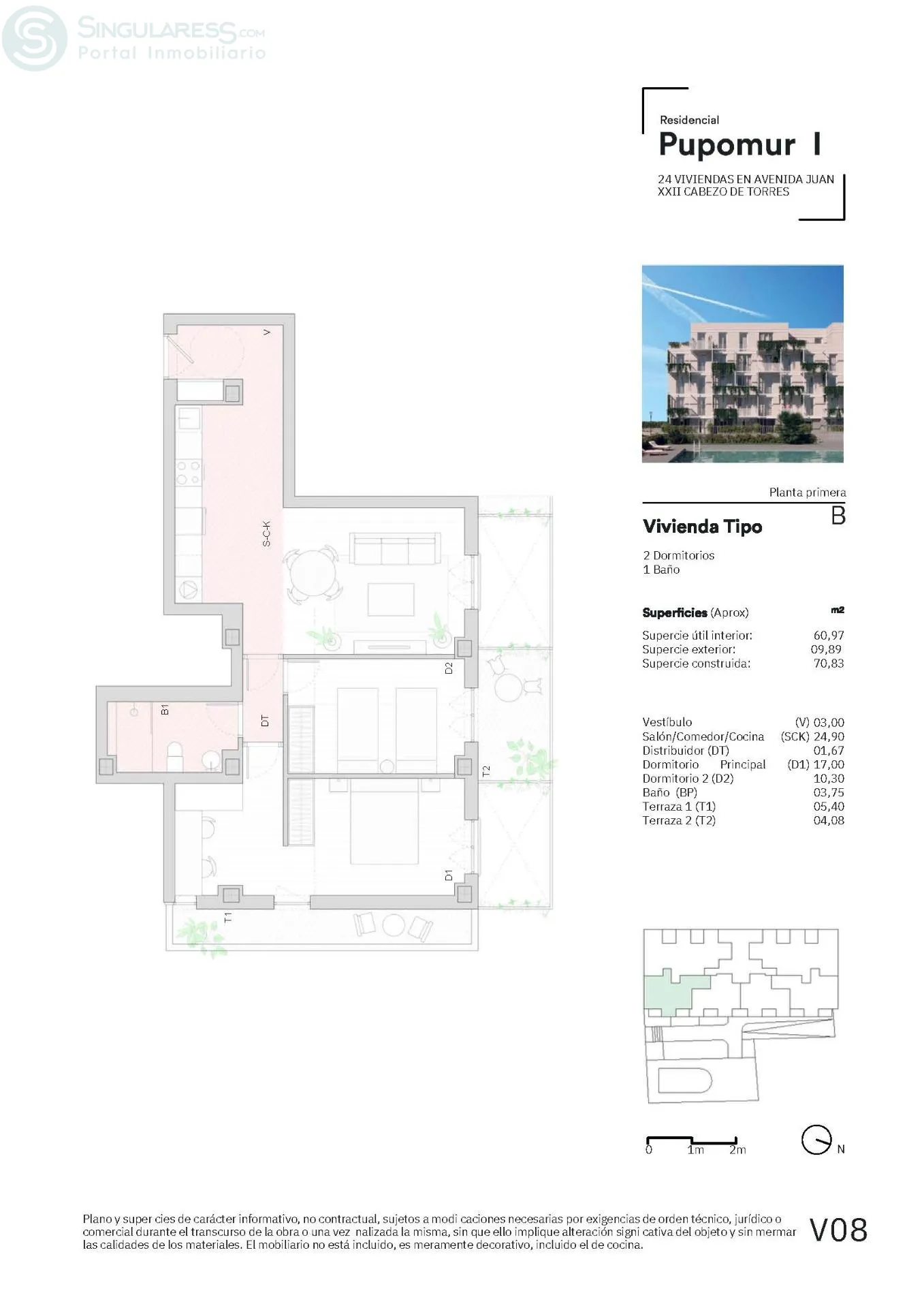 Comprar piso en Calle Juan XXIII en Murcia
