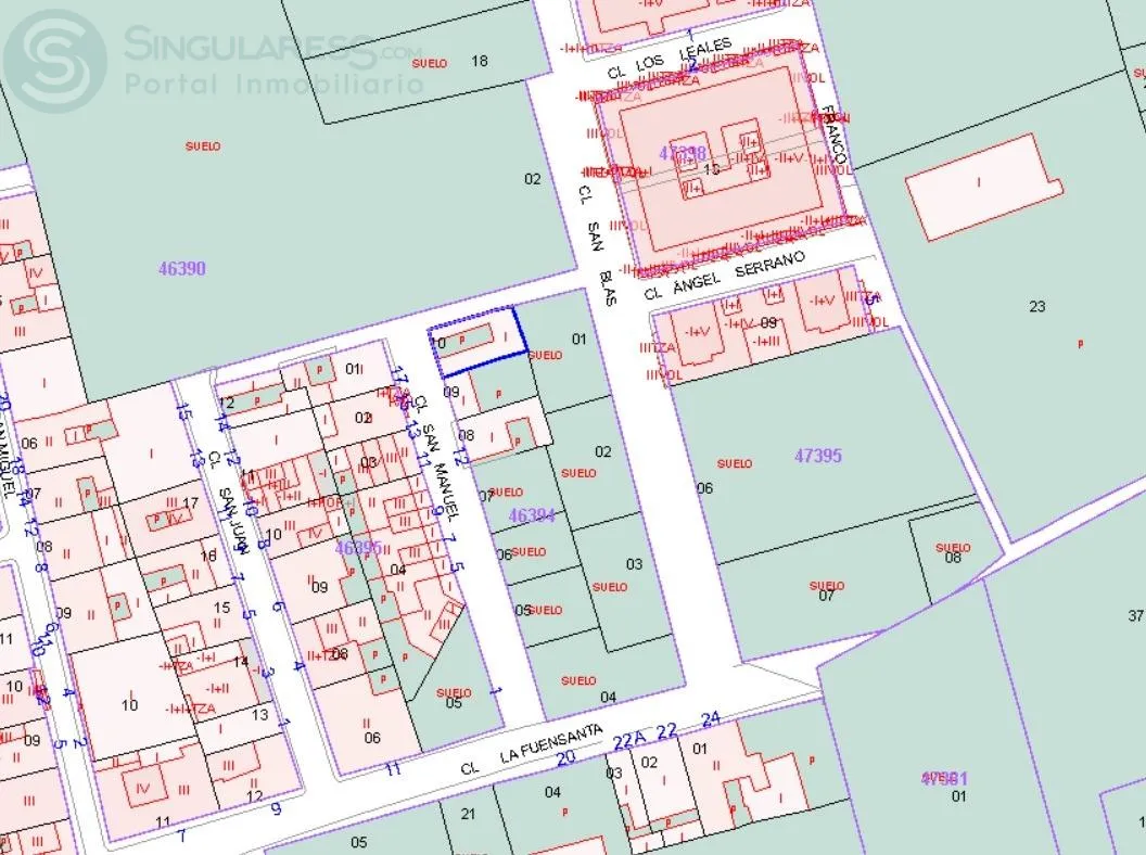 Comprar terreno en Calle San Manuel en Murcia