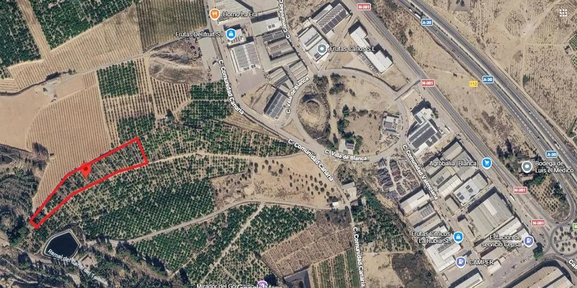 Comprar terreno en Polígono 6 nº 280 en Blanca