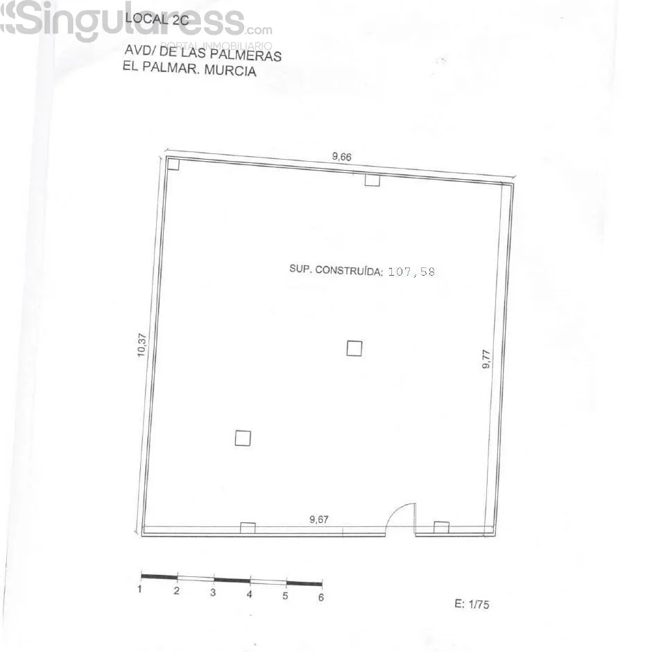 Comprar instalaciones, naves industriales... de 108m² en Murcia