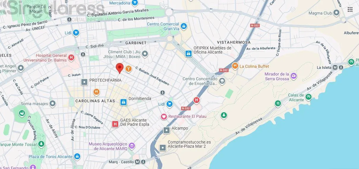 Comprar local de 1450m² en Alicante